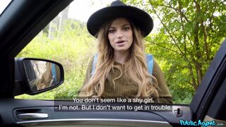 - Full scene - American hitchhiker fucked outside experiencing her first European cock