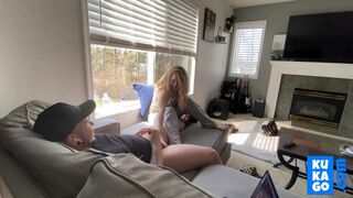 Blonde Girlfriend's Helping Hand