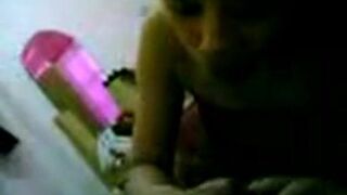 Malaysian girl in a close-up amateur video.