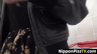 Japanese Beginner Shot During Pissing Meeting