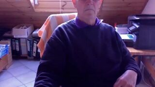 74-Year-Old German Silver Daddy Cums Hard