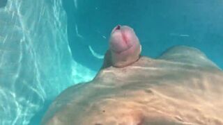 Swimming Pool Masturbation Hands Free Orgasm