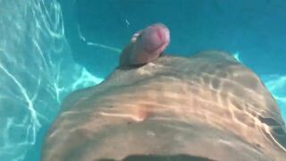 Swimming Pool Masturbation Hands Free Orgasm