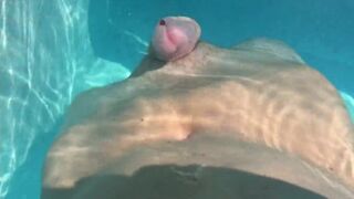 Swimming Pool Masturbation Hands Free Orgasm