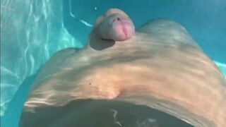 Swimming Pool Masturbation Hands Free Orgasm