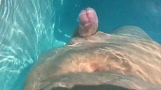 Swimming Pool Masturbation Hands Free Orgasm