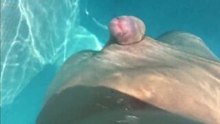 Swimming Pool Masturbation Hands Free Orgasm