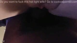 Hubby Films Cuckold Wife Cream on a Stranger's BBC