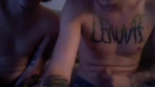 Twink Twins Masturbating on Webcam