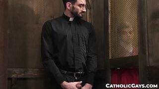 I felt holy and cleansed after priest Jack Aries cums inside my butt