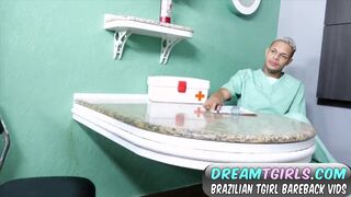 Massage Handjob For Big Cock Brazilian Tgirl