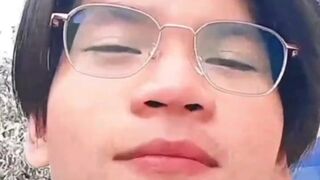 Asian teen boy horny and masturbate until cum shot leaked full part