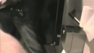 Big Cock Blowjob Under the Stall