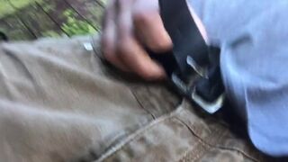 Satin Panties Outdoor Adventure with a Stranger