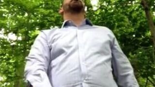 Forest Masturbation: Daddy's Outdoor Adventure