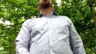 Forest Masturbation: Daddy's Outdoor Adventure