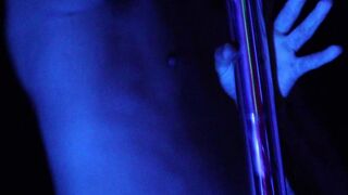 Hot and passionate pole dancing by sexy world class pole dancer Blaine Petrovia