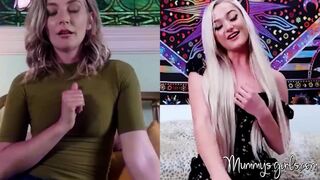 MummysGirls.com - Step-mom and stepdaughter's naughty online lesbian playtime