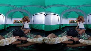 She Squirts When We Fuck in a Tent - Virtual Real Porn