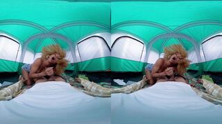 She Squirts When We Fuck in a Tent - Virtual Real Porn