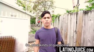 LatinoJuice.com - Straight guy Ariano maintains eye contact with me while he blows my