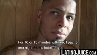 LatinoJuice.com - Bronze skinned Marcus wanks my cock so I can squirt cum on his hand