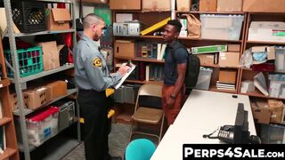 Perps4Sale.com - Muscle jock Officer Punishes Sweet Black Thief Juicy Ass