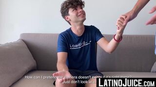 LatinoJuice.com - Making my bisexual boyfriend Joe Dave scream hard from our bareback