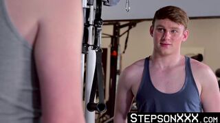 StepsonXXX.com - Eric Charming and Brody Kayman engage in a barebacking session at th