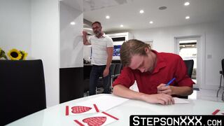 StepsonXXX.com - I sneaked into blonde Ryan Evans room to destroy his bouncy butt