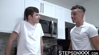 StepsonXXX.com - Dakota and Jax teach Amone Bane how to get horny during a threesome