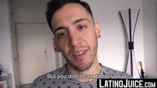 LatinoJuice.com - Alluring latino Herbert shoots out his hot milk while getting fucke