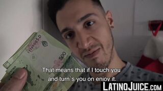 LatinoJuice.com - Alluring latino Herbert shoots out his hot milk while getting fucke