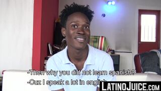 LatinoJuice.com - Straight Jamaican Nico gobbles my dick then proceeds to hammer my a