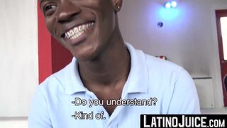 LatinoJuice.com - Straight Jamaican Nico gobbles my dick then proceeds to hammer my a