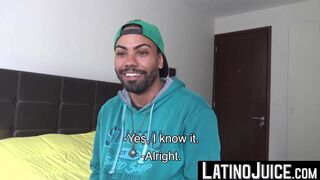 LatinoJuice.com - Bearded cute guy Thiago loves the flavor of my uncut boner and lusc