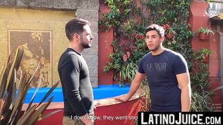 LatinoJuice.com - Handsome stud Francis gobbles Martin Muse massive dick