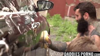 DaddiesPorno.com - If you want a ride so badly you can ride my dick first