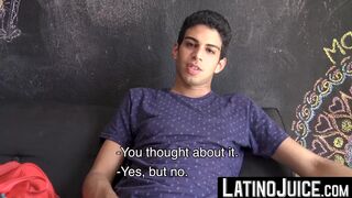 LatinoJuice.com - My tatted boyfriend Kendro runs his mouth up and down to lean Aquil