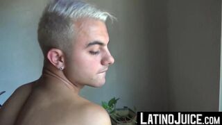 LatinoJuice.com - Bisexual blonde Juan Cruz offered money to make my throbbing cock w