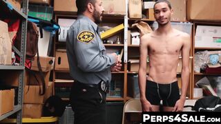 Perps4Sale.com - Skinny criminal Enjoys Hard Anal Action With Hunk Officer