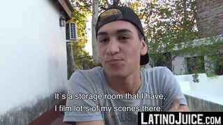 LatinoJuice.com - Handsome blonde Jake bends over to get his ass bred hard by my swol