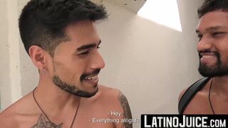 LatinoJuice.com - Teaching inked Dan Lopez to endure my deep pounding after snorkelin