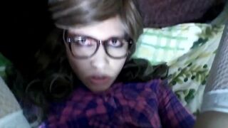 Crossdresser Paulina Doll's Solo Self-Facial