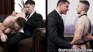 DisposedBoys.com - Dominant Eddie Patrick deeply rammed the hungry asshole of horny B