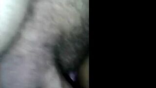 Fucking My Indonesian GF's Hairy Pussy