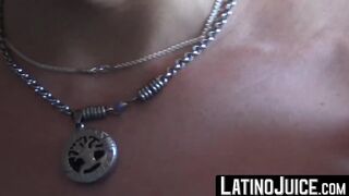 LatinoJuice.com - Sexy wavy haired Frederico Del Rey rides my cock after swallowing i