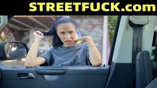 Little Caprice Dreams - StreetFuck - Flexible Pornstar Alyssa Bounty Squirting In Car