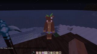 Minecraft Bia the Teddy Bear is getting a Rough Ponding in her Tight ASS