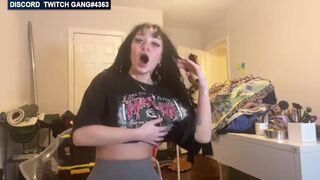 Twitch Streamer Accidental Downblouse Nip Slip OH BOY! and flashing boobs 170